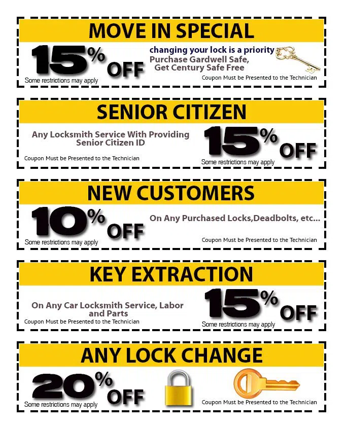 Security Locksmith Services Van Nuys, CA 818-491-5044 - coupon-img